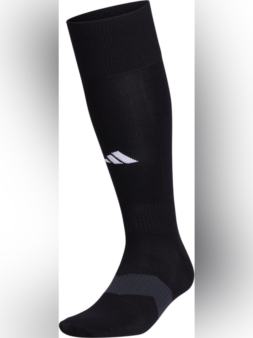 Adidas Black Performance Crew Socks with White Logo - Men's